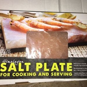 Crate & Barrel Himalayan Cooking Serving Salt Plate